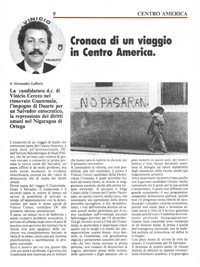 Cronaca di&nbsp;un&nbsp;viaggio in&nbsp;Centro America