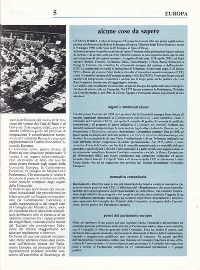 Nuova Politica - L'Europa degli interessi, l'Europa degli ideali