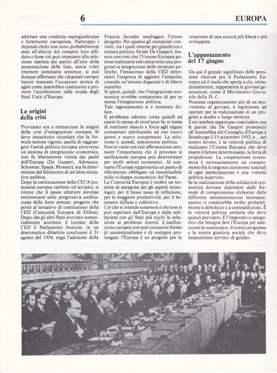 Nuova Politica - L'Europa degli interessi, l'Europa degli ideali