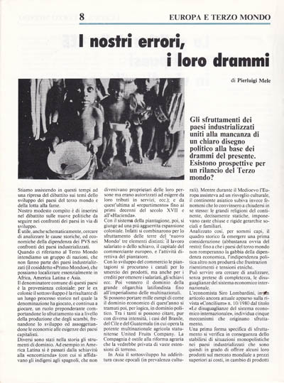 Nuova Politica - I nostri errori, i loro drammi pagina 8