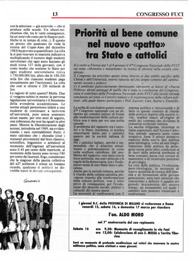 Nuova Politica - Priorità al bene comune nel nuovo «patto» tra Stato e cattolici pagina 13