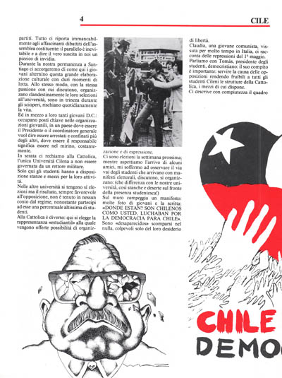 Nuova Politica - Cile. Una settimana nella tana di Pinochet