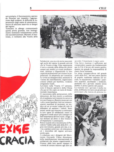 Nuova Politica - Cile. Una settimana nella tana di Pinochet