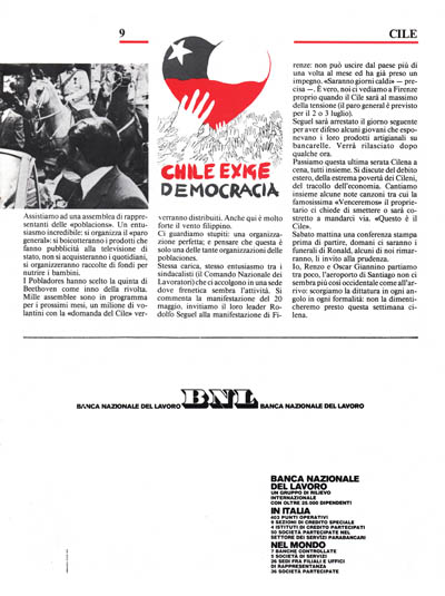 Nuova Politica - Cile. Una settimana nella tana di Pinochet