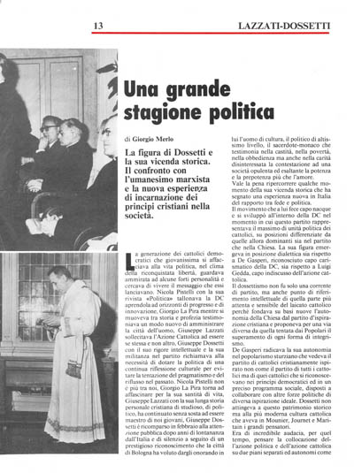 Nuova Politica - Una grande stagione politica pagina 13