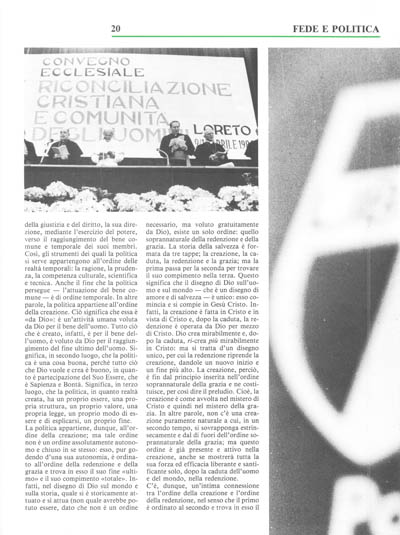 Nuova Politica - Fede cristiana e impegno politico