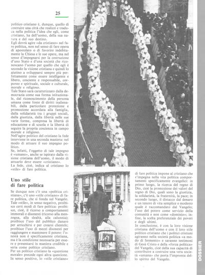 Nuova Politica - Fede cristiana e impegno politico