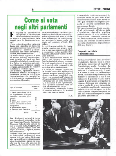 Nuova Politica - Il dilemma del voto: segreto o palese