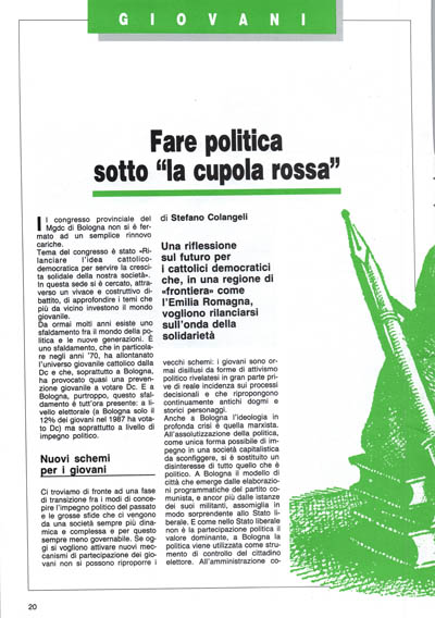 Nuova Politica - Fare politica sotto