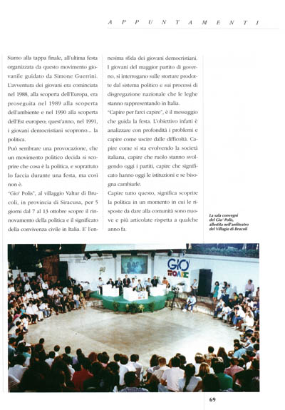 Nuova Politica - GIO' Polis. Il rinnovamento della politica e lo stato della convivenza civile in Italia