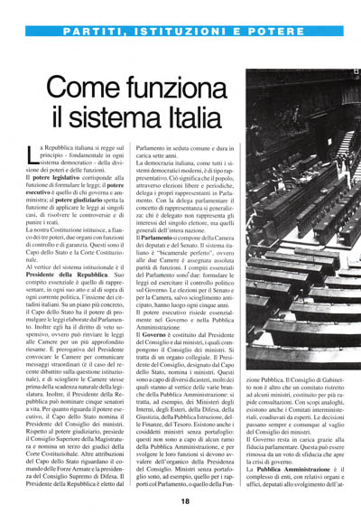 Nuova Politica - Come funziona il sistema Italia pagina 18