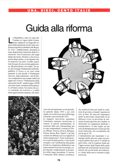 Nuova Politica - Guida alla riforma pagina 78